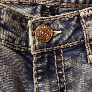 True Religion Women's Blue Boot Cut Jeans